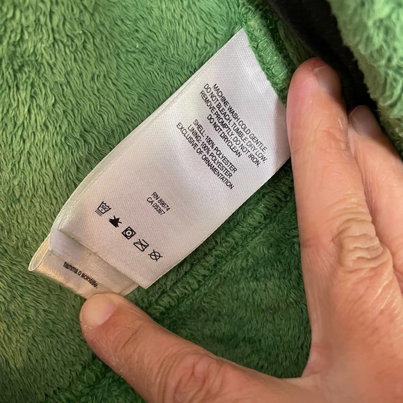 Mountain Hard Wear Hardware Green Sherpa Fleece Full Zip Jacket Sweater Medium - Picture 11 of 11